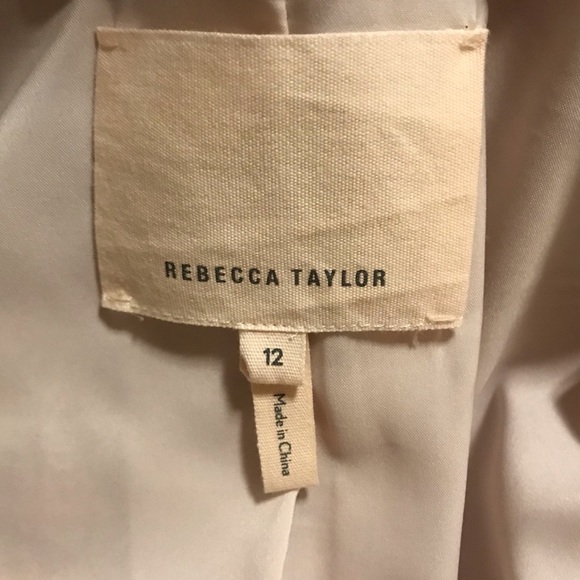 Rebecca Taylor Tweed Pattern Evening Jacket, SZ 12 - Picture 7 of 11
